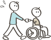 移動中の家族の付き添いが難しい