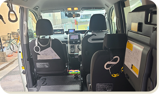 車いすの無料貸し出し＆専用車両で快適
